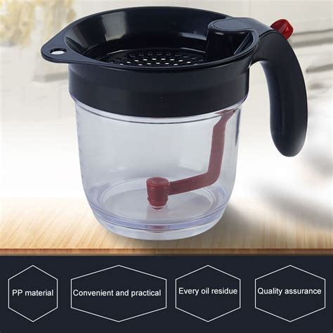 gravy oil separator|best fat separator bottom release.